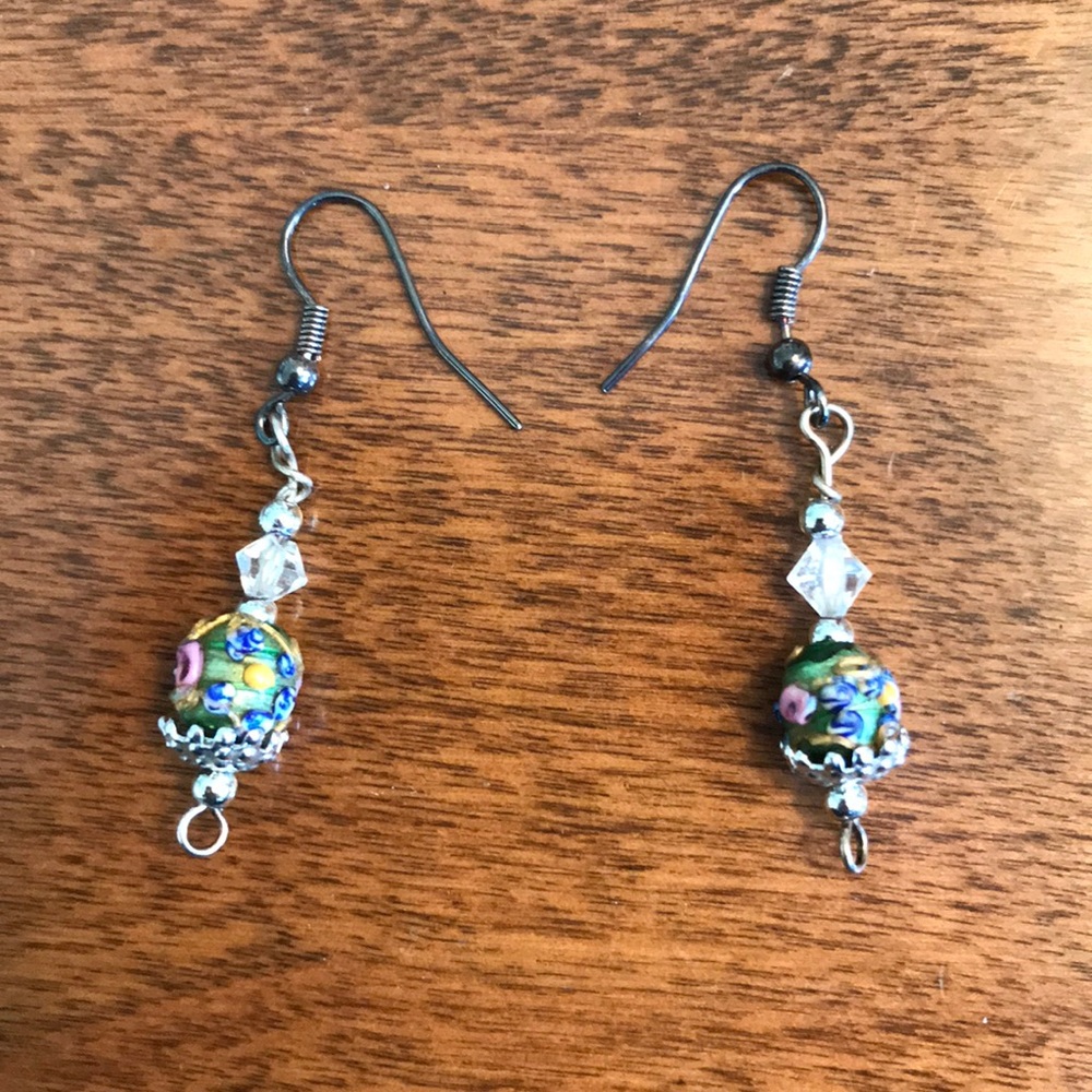 Flower earrings